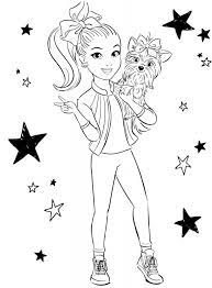 Jojo siwa is an american celebrity, dancer, singer, actress, tiktok girl. Coloring Pages Jojo Siwa Download And Print For Free