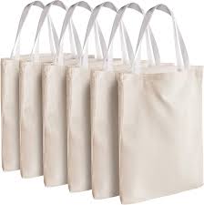 Canvas Tote Bags - Bulk 12 Pack 13"x13" Fabric Blank Tote Bags, Natural  Cotton for DIY Crafts, Gift Bag and Wedding, Birthday, Promotion Giveaways,  or Reusable Grocery Bag by Bedwina: Amazon.co.uk: Kitchen