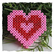 Geeignet für fotos bis 10x15 cm im 42 / us12 rot/weiß 15 cm absatz pleaser bordello teeze 14. Basteln Mit Kindern Bugelperlen Herz