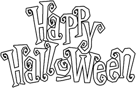 Letras Halloween Para Colorear