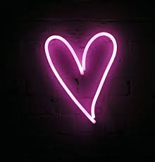 Led Neon Heart Light Neon Heart Light Pink Neon Sign Pink Neon Wallpaper