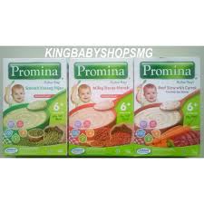 Anak nya umur 2 bulan udah mpasi sun dan promina.jadi bingung ni bun, . Promina Bubur Bayi 6m 120g My 1st Meal Shopee Indonesia