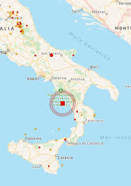 Terremoto calabria ed emilia romagna oggi: Forte Scossa Di Terremoto Al Largo Della Calabria Paura A Rende E Cosenza Dati E Mappe
