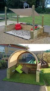 This Structure Provide An Area Outside Protected From Sun And Drizzle Where Kids Can Play Kidsp Kinderspielbereich Hinterhof Spielplatz Kinderspiel Im Freine