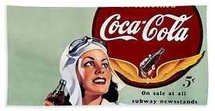 Shop affordable wall art to hang in dorms, bedrooms, offices, or anywhere blank walls aren't welcome. Coca Cola Vintage Ad Poster Beach Sheet For Sale By Marvin Blaine