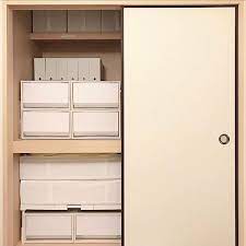 4ldkで 家族の 棚 ikea 無印良品 モノトーン シンプル ホワイトインテリアについてのインテリア実例 押入れの収納を見直し 2018 01 23 19 52 39に共有されました locker storage tall cabinet storage storage