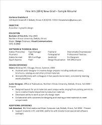 This is an innovative field and needs exceptional designing skills. Free 7 Sample Graphic Design Resume Templates In Pdf