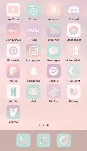 Variety Pastel Aesthetic Iphone Ipad Ios14 App Icons 36 App Pack App Icon Ios Icon Ios App Icon