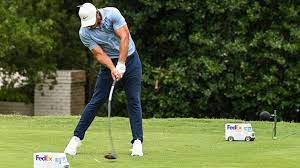 Koepka performed admirably en route to landing his maiden major title at erin hills by ranking tied at the top brooks'club face looks a little closed but this helps him with his stock shot, a power fade. Brooks Koepka Has The Simplest Tip For How To Hit A Driver Hard