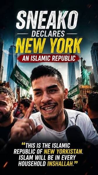 Controversial streamer Sneako has ignited a worldwide debate after addressing a crowd during street celebrations in New York following Egypt's FIFA World Cup victory. The 26-year-old New York native declared the city