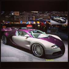 Bit More For The Girls Purple And Silver Bugatti Veyron Would Any Guys Chose This Colour Bugatti Veyron Bugatti Bugatti Cars