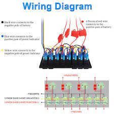 A wiring diagram is a simplified standard pictorial representation of an electrical circuit. Wiring Diagram For Rocker Switch Panel