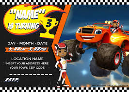Edit blaze and the monster machines invitations : Free Blaze And The Monster Machines Birthday Invitation Templates For Word Download Hundreds Free Printable Birthday Invitation Templates