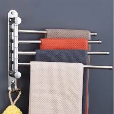 Kitchen islands vary in size, and the right design for you hinges on the available space within your kitchen. Kitchen Towel Rack Swing Arm Chrome Arms Spread Out For Rapid Drying Durable New Home Improvement Plumbing Fixtures