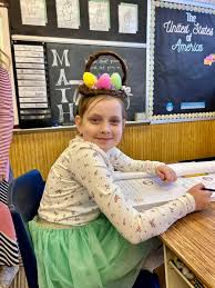 Today's school spirit theme was, “Wacky Wednesday.” You never know who or  what might show up