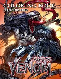 The marvel characters are strong people love them get mad and yelled at them. Color Explorer Fantastic Venom Coloring Book Amazing Book About Venom A Character From The Movie Let There Be Carnage To Relieve Stress With Beautiful Illutrations Explorer Color 9798504564647 Amazon Com Books