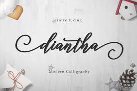 Script typefaces are based upon the varied and often fluid stroke created by handwriting, pretty much like the cursive fonts just typically more elegant. Diantha Script Font Graphicux