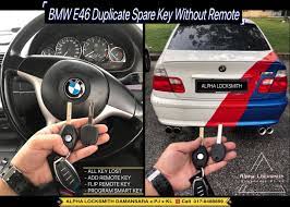 Manalah tau tetiba kunci hilang atau tertinggal dalam kereta dengan pintu tertutup tak boleh buka. Bmw E46 Duplicate Key Alpha Locksmith Damansara Pj Kl Facebook