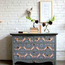 Relooker un buffet ancien sans le décaper подробнее. Relooker Ses Meubles Avec Du Papier Peint 6 Idees Deco Originales