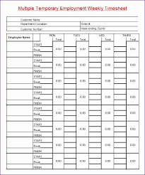 Multiple Employee Schedule Template New 7 Free Excel Timesheet Template Multiple Employees Timesheet Template Schedule Template Excel Spreadsheets