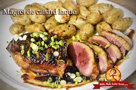 Saler et poivrer , huiler les magrets sans excès. Magret De Canard Laque Petits Plats Entre Amis