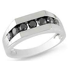Mens White Gold Black Diamond Wedding Bands Wedding And Bridal Inspiration Black Diamond Wedding Bands Black Diamond Ring Mens Black Ring