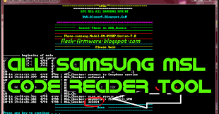No wait time for you! All Samsung Msl Code Reader Tool Free Download