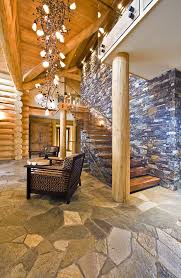 In flagstone flooring selection, you will find you can select from a variety of colors, surface finishes, sizes and shapes. 35 Stone Flooring Ideas With Pros And Cons Digsdigs