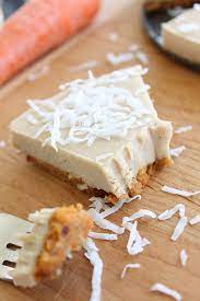 No Bake Raw Carrot Cake Coconut Cream Pie Raw Carrot Cakes Coconut Cream Pie Raw Desserts