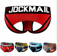 JOCKMAIL Sexy Men Underwear Boxer Shorts Briefs Open Back Jock Strap  Panties US | eBay