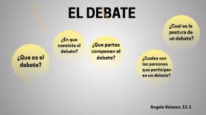 Debate el debate es una técnica de discusión formal que se caracteriza por enfrentar dos posiciones opuestas respecto de un tema polémico 5. El Debate By Angela Velasco