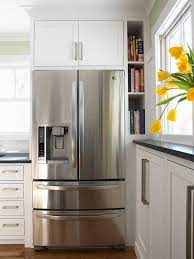 Distance between island and counter. Dead Space Between Fridge Design Ideas