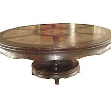 Round Dining Table W Marble 79 Elm 79 W X 79 D X 32 H Finish Color S Turtle Shell Dining Table Coffee Table Round Dining