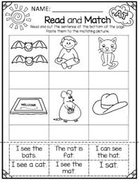 We also include pictures for each sentence to help with reading. Cvc Words Sentence Worksheets Teachers Pay Teachers