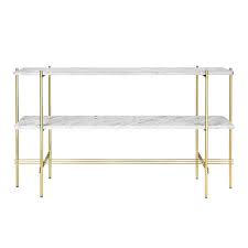 100 x 30 x 88 cm de cette console fer forgé rectangulaire. Console Ts 2 Etageres Gubi