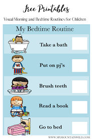 Check out this review from a mom who used this printable daily schedule with her son… how to stay consistent with a printable daily schedule for kids. Visual Schedule For Children Morning And Bedtime Routines My Mountain Wild