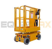 Equipmax-mástil Vertical autopropulsado, elevador con un mástil y 4,8  metros de altura de plataforma
