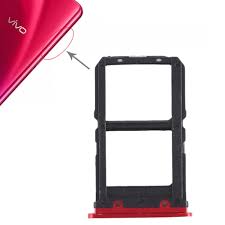 2 x SIM-Karten-Behälter für Vivo X23 (rot)