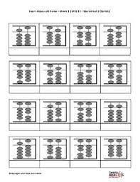 Soroban sheets involve some pictures that related each other. Reading Setting Numbers On The Japanese Abacus Aka Soroban Tpt