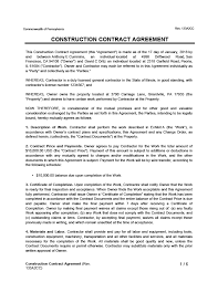 The change is effective immediately, but we hope it will be temporary. Create A Free Construction Contract Agreement Legal Templates