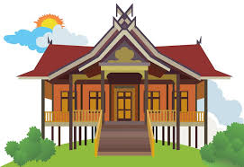 Saat masa orde baru, lampung menjadi salah satu pilihan transmigran untuk berpindah. 400 Gambar Kartun Rumah Adat Jambi Terbaik Gambar Rumah