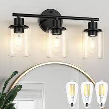 Bathroom Lights Fixtures 3 Light Vanity