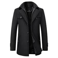 Vous êtes le bienvenu chez rakuten : Manteau Homme Pardessus Laine Mi Long Caban Veste Chaud Noir Noir Noir Cdiscount Pret A Porter