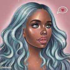 My 1st Drawing In Procreate What You Guys Think Art Drawing Procreate Digitalart Digitalpaint Teenage Drawings Procreate Artwork Black Girl Art