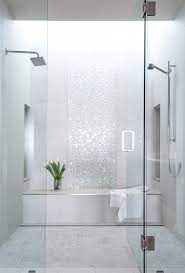 Find professional tips on designing for small spaces and picking tile colors. Bath Tile Thinking Of Glossy Glass Mosaics For First Floor Guest Bathroom Again In Shower And Probab Shower Remodel Bathroom Remodel Shower Bathroom Design