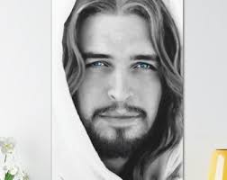 Jesus Christ Portrait Blue Eyes Canvas Print, Jesus Painting, Jesus  Portrait, Jesus Picture, Christian Art, Jesus Christ LDS Picture LDS Art