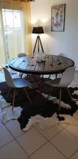 table touret pieds epingle pied epingle deco maison touret