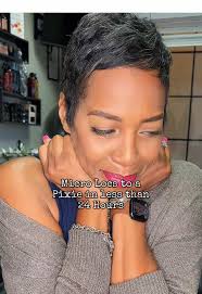 Transforming Micro Locs to a Pixie Cut in 24 Hours