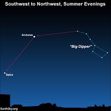 Moon Swings By Star Spica August 4 To 6 Tonight Earthsky