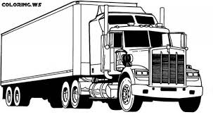 These pictures are waiting for you to be coloring, so happy coloring. 18 Wheeler Truck Coloring Pages Truck Coloring Pages Driving Ban On Sundays And Public Holidays Lorries Over Semi Trucks Truck Coloring Pages Big Trucks